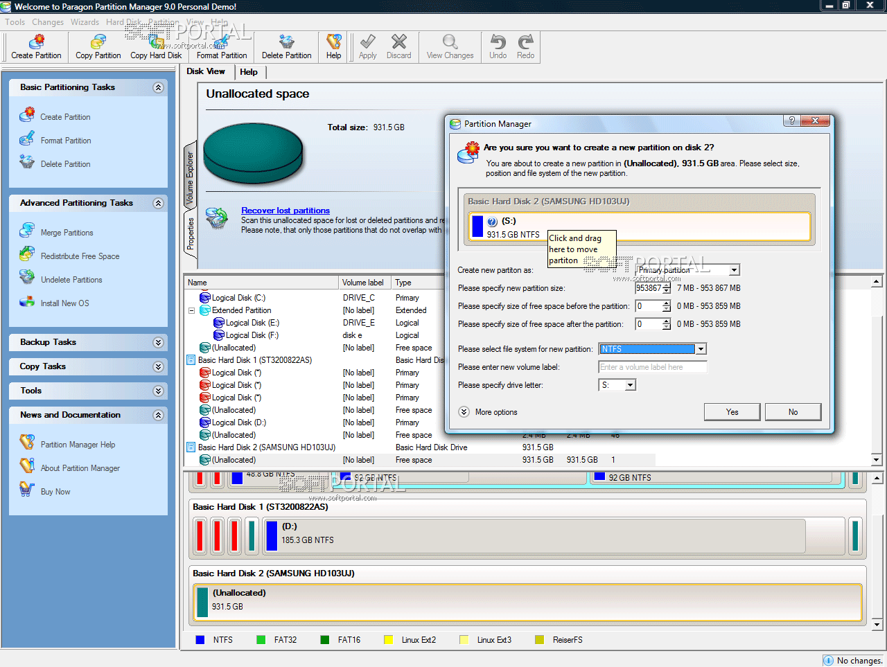 volume manager vista