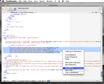 TextWrangler скриншот № 1